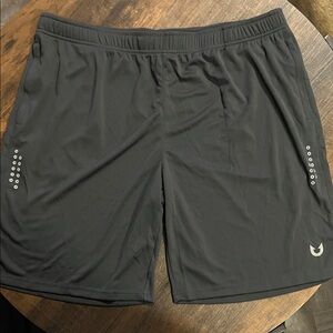 Sleek Black Athletic Shorts for Men